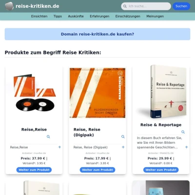 Screenshot reise-kritiken.de