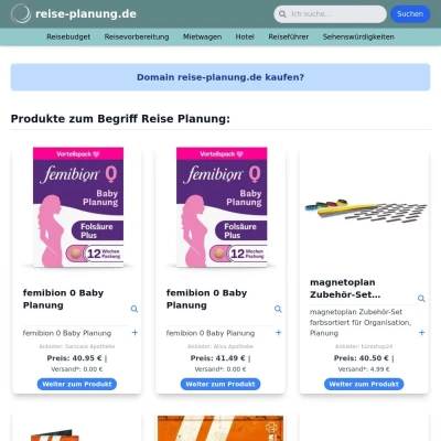 Screenshot reise-planung.de