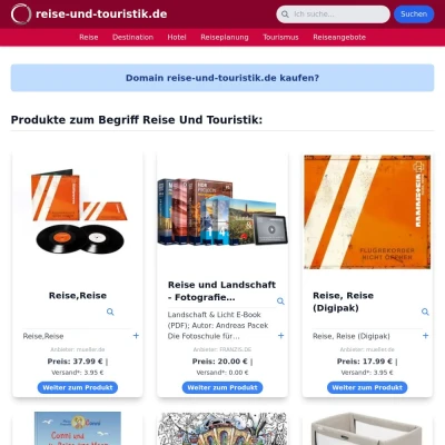 Screenshot reise-und-touristik.de