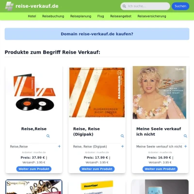 Screenshot reise-verkauf.de
