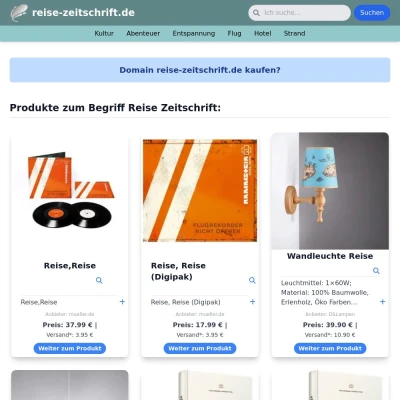 Screenshot reise-zeitschrift.de