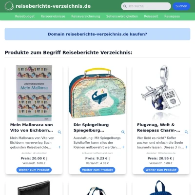 Screenshot reiseberichte-verzeichnis.de