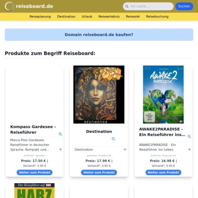 Screenshot reiseboard.de