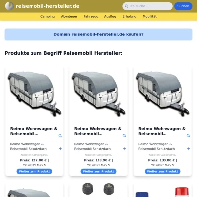 Screenshot reisemobil-hersteller.de