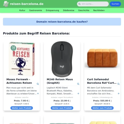 Screenshot reisen-barcelona.de