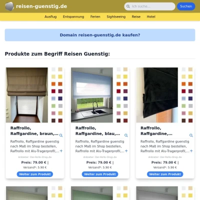 Screenshot reisen-guenstig.de