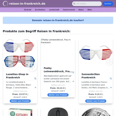 Screenshot reisen-in-frankreich.de
