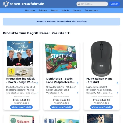 Screenshot reisen-kreuzfahrt.de