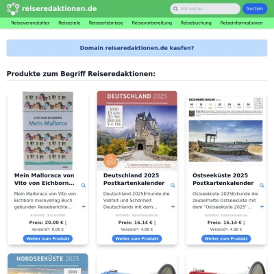 Screenshot reiseredaktionen.de