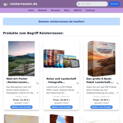 Screenshot reisterrassen.de