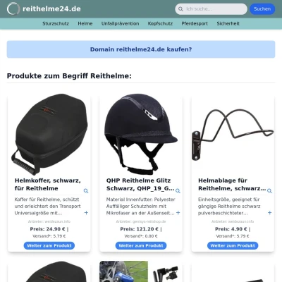 Screenshot reithelme24.de