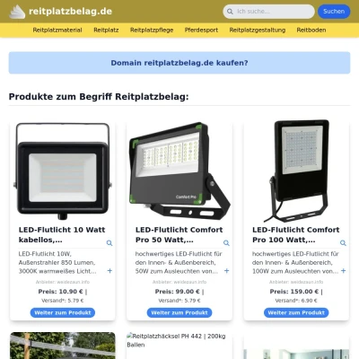 Screenshot reitplatzbelag.de