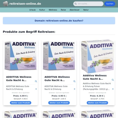 Screenshot reitreisen-online.de