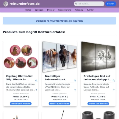 Screenshot reitturnierfotos.de