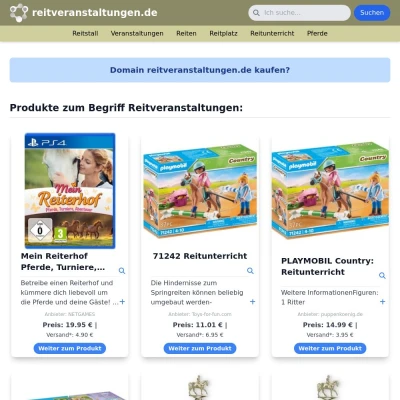 Screenshot reitveranstaltungen.de