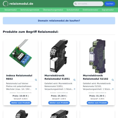 Screenshot relaismodul.de