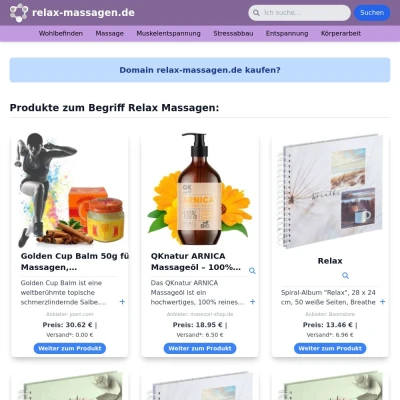 Screenshot relax-massagen.de