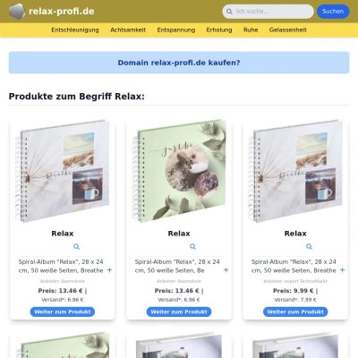 Screenshot relax-profi.de
