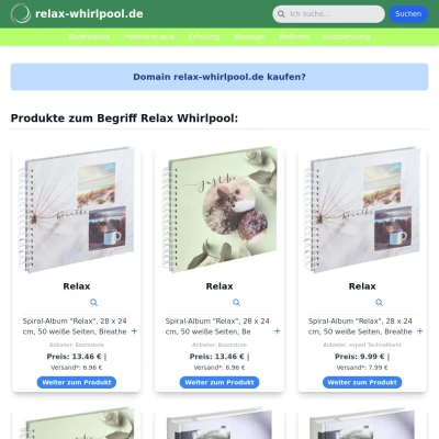 Screenshot relax-whirlpool.de