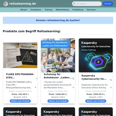 Screenshot relisalearning.de