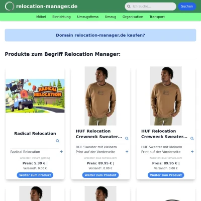 Screenshot relocation-manager.de