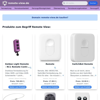 Screenshot remote-view.de