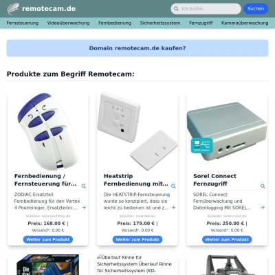 Screenshot remotecam.de