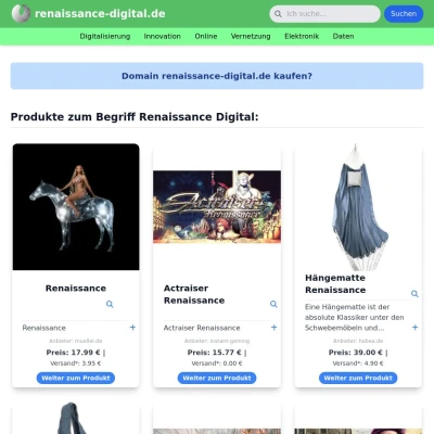 Screenshot renaissance-digital.de