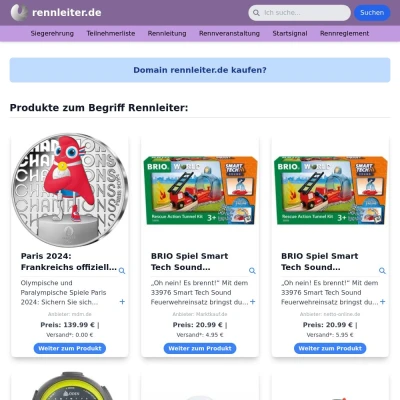 Screenshot rennleiter.de