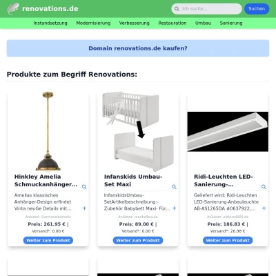 Screenshot renovations.de