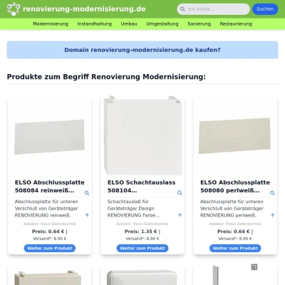 Screenshot renovierung-modernisierung.de