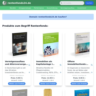 Screenshot rentenfonds24.de