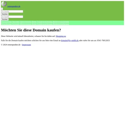 Screenshot rentenpunkte.de