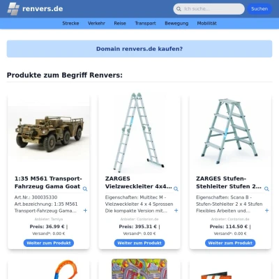 Screenshot renvers.de