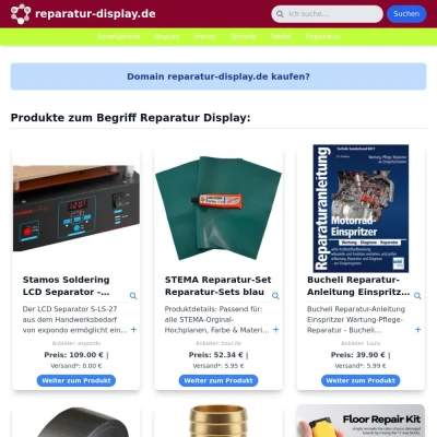 Screenshot reparatur-display.de