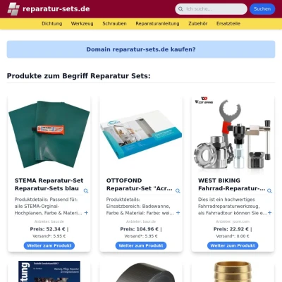 Screenshot reparatur-sets.de