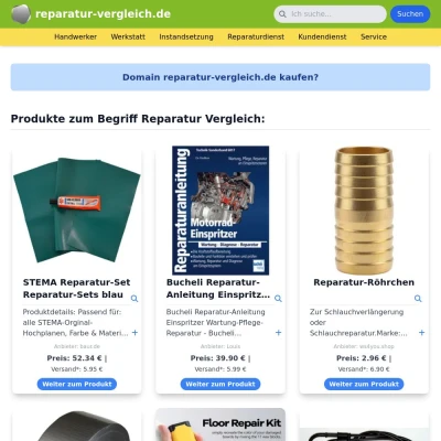 Screenshot reparatur-vergleich.de