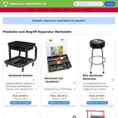 Screenshot reparatur-werkstatt.de