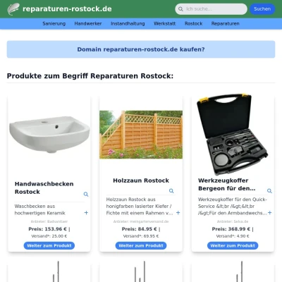 Screenshot reparaturen-rostock.de