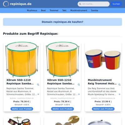Screenshot repinique.de