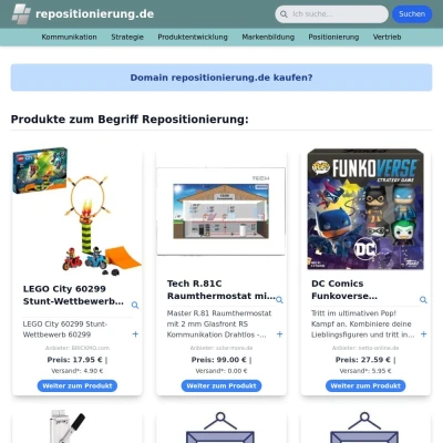 Screenshot repositionierung.de