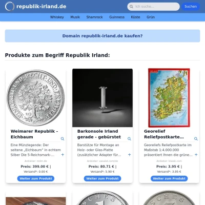 Screenshot republik-irland.de