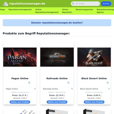 Screenshot reputationsmanager.de