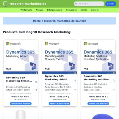 Screenshot research-marketing.de