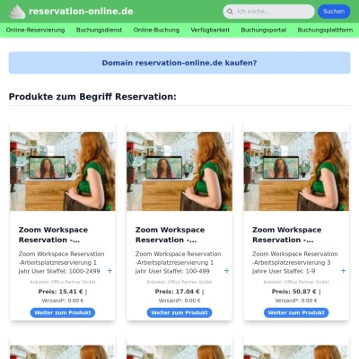 Screenshot reservation-online.de