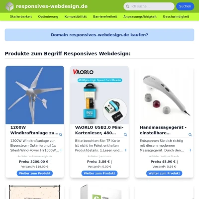 Screenshot responsives-webdesign.de