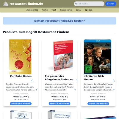 Screenshot restaurant-finden.de