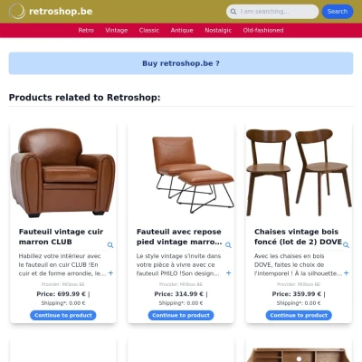 Screenshot retroshop.be