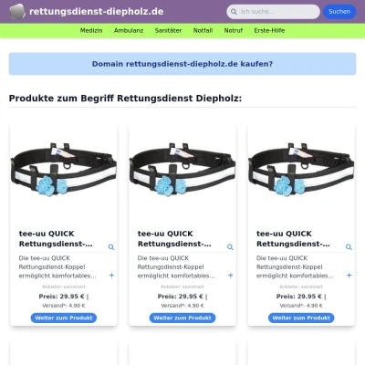 Screenshot rettungsdienst-diepholz.de