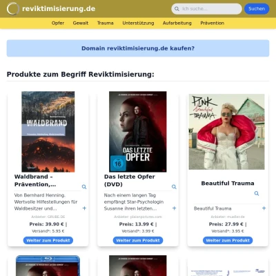 Screenshot reviktimisierung.de
